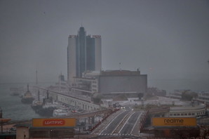 Снегопад мешает работе портов Одесской области