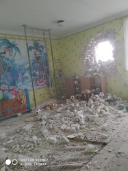 Сепаратисты обстреляли Станицу Луганскую: пострадали детский сад и железнодорожная станция