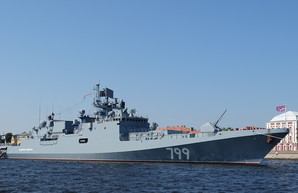 Пропагандисты назвали русский фрегат "Адмирал Макаров" крейсером (ВИДЕО)