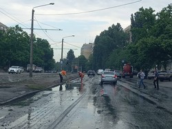В Одессе масштабный дождь привел к затоплениям