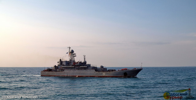 Флот россии имитирует угрозу с моря для Одесской области (ВИДЕО)