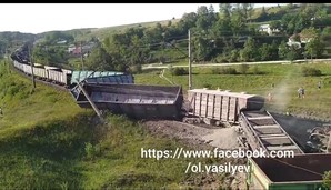 Залізнична аварія спричинила затримку ряда потягів до Одеси (ФОТО)