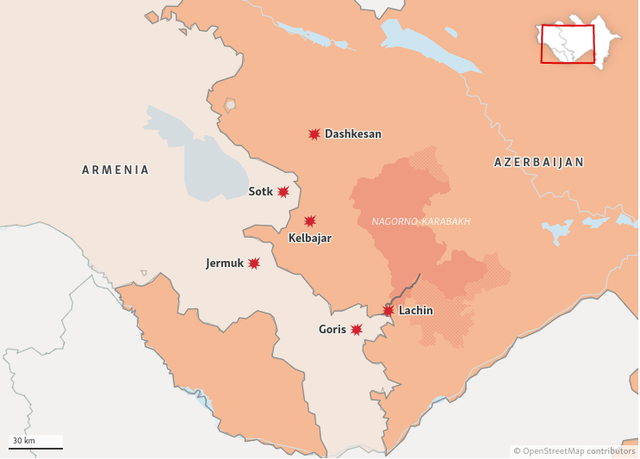 Нова ескалація азербайджано-вірменської війни