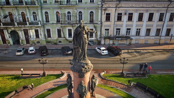 В Одесі стартують громадські слухання щодо долі пам'ятника російській імператриці (ВІДЕО)