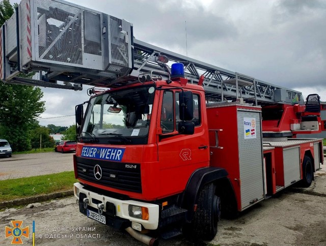 Одеська область отримала високу пожежну драбину з Австрії