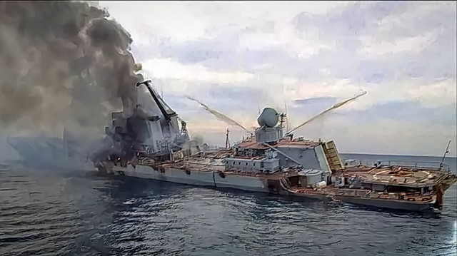 Як знищили крейсер "Москва" українськими ракетами (ВІДЕО)