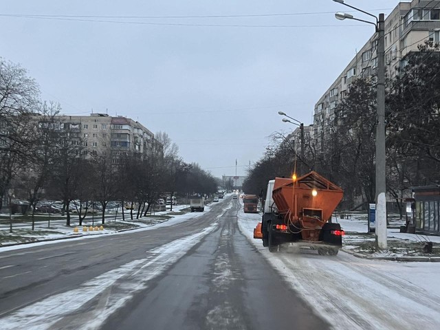 В Одесі випав сніг