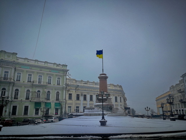 Зимову Одесу показали на відео