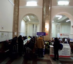 Одеський вокзал працює за розкладом в умовах блекауту
