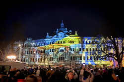 В Одесі показали світлові картини на пам'ятках архітектури (ВІДЕО)