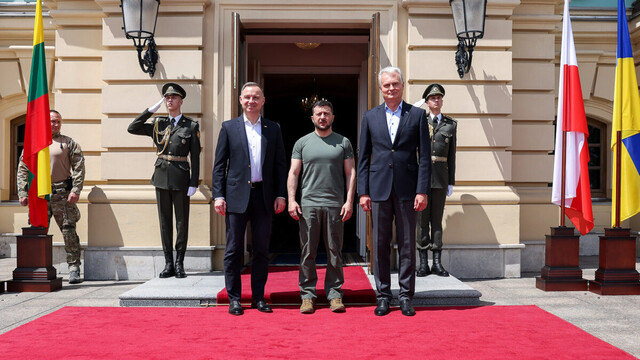 Президенти Польщі і Литви побували в Києві для підготовки вступу України до НАТО