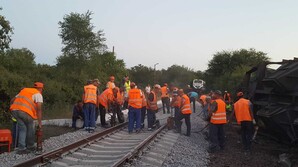 Залізницю в Молдові відбудували після аварії