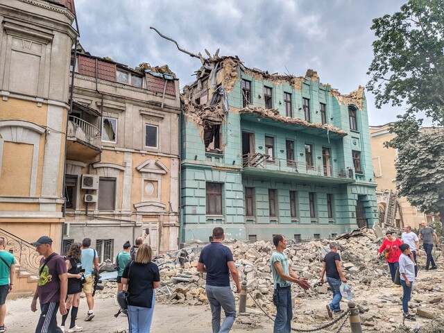 Місія ЮНЕСКО нарахувала в Одесі 52 пошкоджених від обстрілів будинки