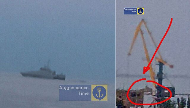 У окупований Маріуполь зайшов російський військовий корабель