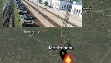 Українські підрозділи пошкодили залізницю біля окупованого Мелітополя