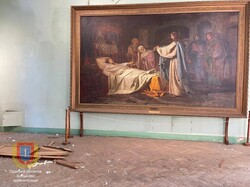 Як внаслідок російського обстрілу постраждав Одеський художній музей