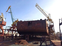 Українським Дунайським пароплавством побудовано ще одну SLG–баржу