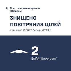 Над Одеською областю збивають дрони-розвідники росіян