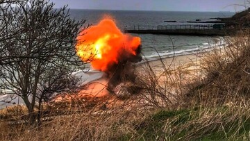 Біля Одеси на берегу вибухнула міна