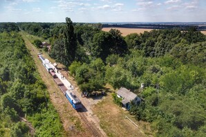 Гайворонська вузькоколійка Одеської залізниці провела тепловозний ретро-тур (ВІДЕО)