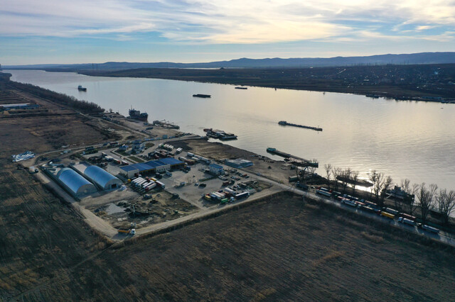 Поромний комплекс на Дунаї розширюється у повноцінний річковий порт