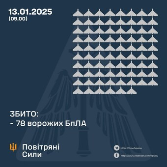 ППО відбивала повітряну атаку росіян