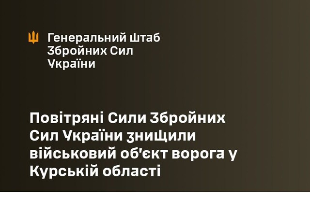 Українська авіація завдала повітряний удар по російським позиціям