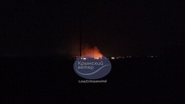 По російським окупантам в Криму завдано масований удар дронами
