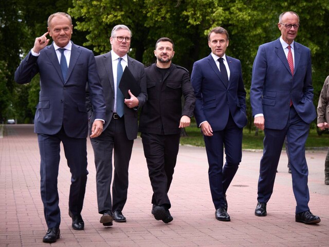Європейські лідери у Києві закликали негайно припинити війну