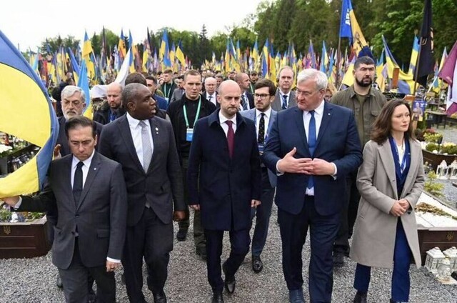 Європейські міністри закликали росію до негайного припинення бойових дій проти України