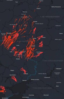 Українські дрони атакували московію
