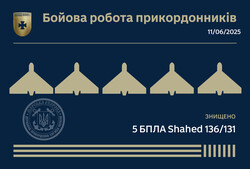 Над Одеською областю знищено 16 "шахедів"