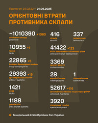 Фронт: воєнні дії 21 червня