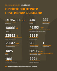 Фронт: військові дії 26 червня
