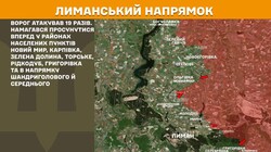 Воєнні дії на фронті 9 липня