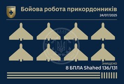 Над Одесою збито 31 "шахед"