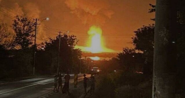 Вночі десятки російських дронів атакували газокомпресорну станцію на півдні Одеської області