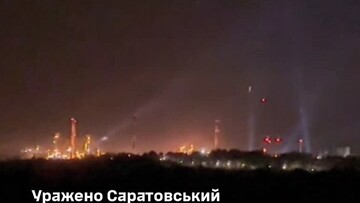 На росії уражено нафтові та військові об'єкти у Саратовській області