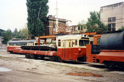 1995 р., депо служби колії на початку вул. Балківської, фото Б. Кросс