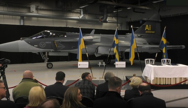 Україна підписала угоду про наміри придбати шведські винищувачі Gripen