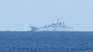 Біля німецького узбережжя російський корабель намагається заважати судноплавству