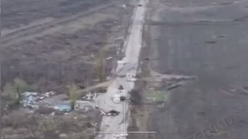 «А вдоль дороги мёртвые с косами стоять! И тишина!»