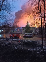 На росії уражено велику електростанцію під москвою