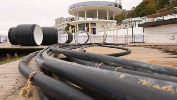 В Одесу продовжують ремонт колектору в Аркадії