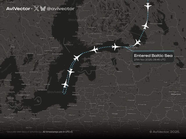Авіація росії намагалася демонструвати силу над Балтійським морем