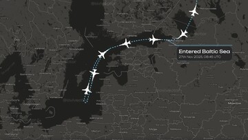 Авіація росії намагалася демонструвати силу над Балтійським морем