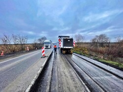 На автотрасі Одеса - Рені йде ремонт