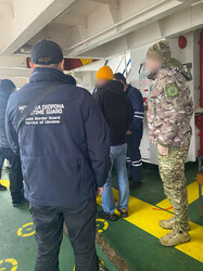 В Одесі Морська охорона і СБУ затримали судно російського "тіньового флоту"