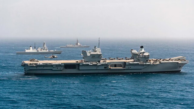 Королівський флот розгортає авіаносне з'єднання у Північній Атлантиці