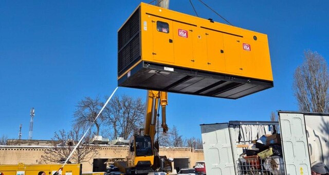 До Одеси доставили потужний генератор з Нідерландів
